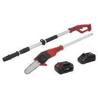 Sealey Telescopic Cordless 20cm Chainsaw Kit 20V 4Ah SV20 Series CP20VTP02