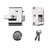 Yale Locks P2 Double Locking Nightlatch 40mm Backset DMG/PB Finish Visi