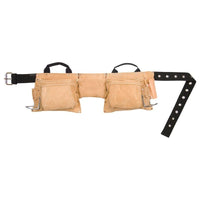Kuny'S AP-527X Heavy-Duty Leather Work Apron 12 Pocket