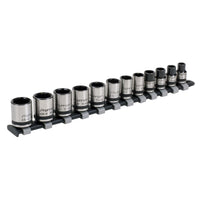 Sealey Premier Black Premier Black Lock-OnSocket Set 3/8"Sq Drive 12pc AK2741B