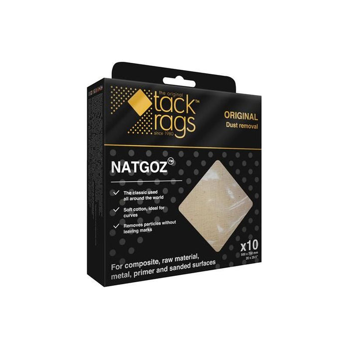 Flexipads World Class tack rags™ Original NATGOZ™ (Pack 10) Flexipads World Class - Town Tools
