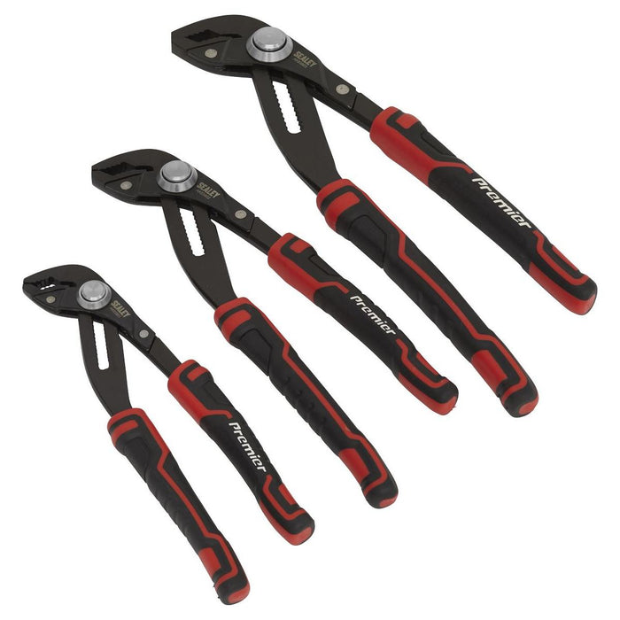 Sealey Water Pump Pliers Set 3pc Quick Release AK8380 Sealey - Town Tools 