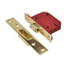 Union StrongBOLT 2105S Polished Brass 5 Lever Mortice Deadlock Visi 81mm 3in UNION - Town Tools