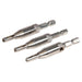 Silverline Hinge Drill Bit Set 3pce 2, 2.8 & 3.6mm Silverline - Town Tools 