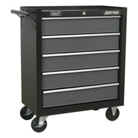 Sealey Rollcab 5 Drawer with Ball-Bearing Slides Black/Grey AP2505B