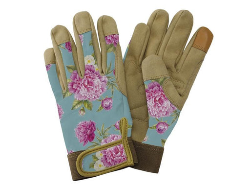 Kent & Stowe Aqua Peony Premium Comfort Gloves - Ladies Medium Kent & Stowe - Town Tools