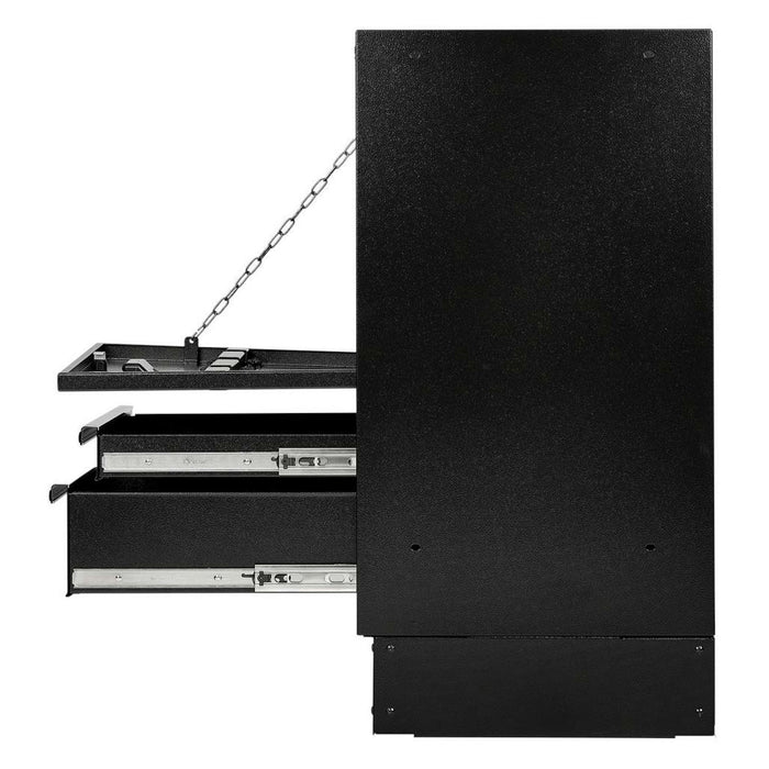 BUNKER Modular Floor Reel Cabinet, 2 Drawer, 680mm - MS400-2RBU