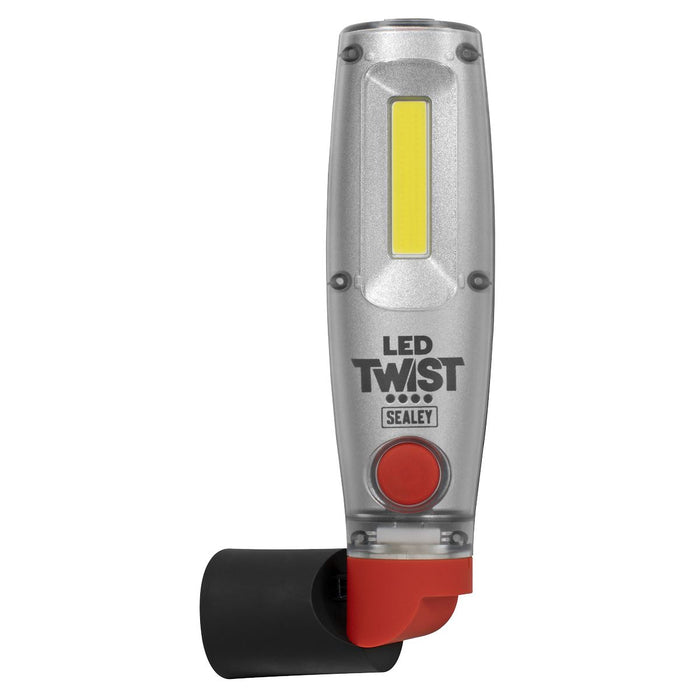 Sealey LED Twist Rechargeable Inspection Light 16W COB & 1W SMD LED2001 Sealey - Town Tools 