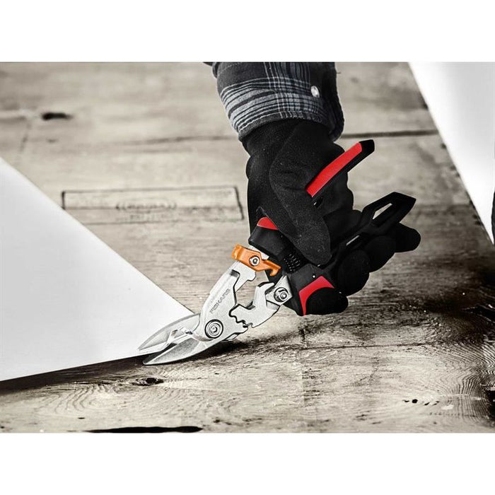 Fiskars PowerGear™ Aviation Snips Left Cut 250mm (10in) Fiskars - Town Tools