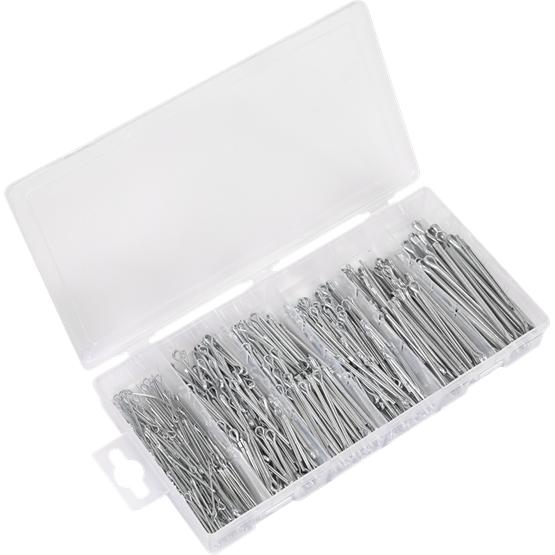 Sealey Split Pin Assortment 555pc Small Sizes Metric & Imperial AB001SP Sealey - Town Tools 