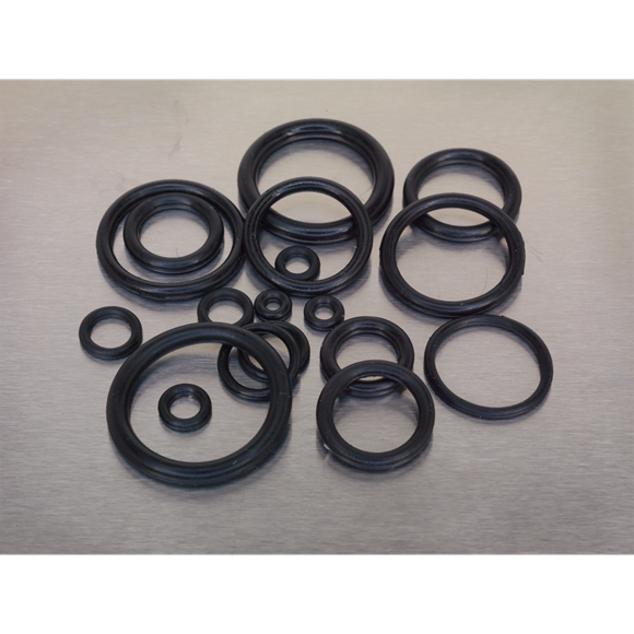 Sealey Rubber O-Ring Assortment 225pc Metric AB004OR Sealey - Town Tools 