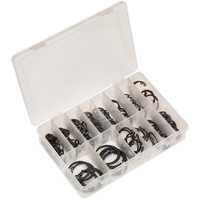 Sealey Circlip Assortment 200pc Internal & External Metric AB017CC