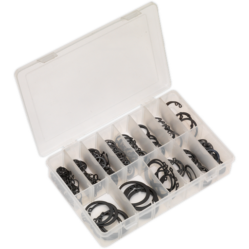 Sealey Circlip Assortment 200pc Internal & External Metric AB017CC Sealey - Town Tools 