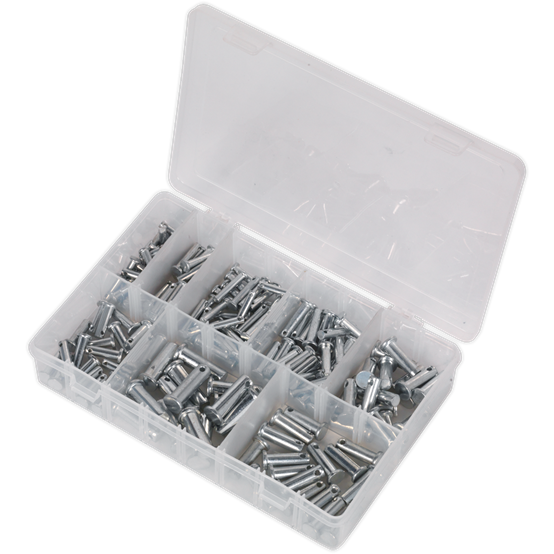 Sealey Clevis Pin Assortment 200pc Imperial AB019CP Sealey - Town Tools 