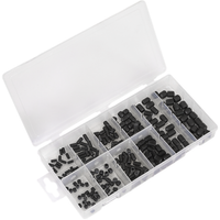 Sealey Grub Screw Assortment 250pc DIN 916 M4-M10 Metric AB045GS