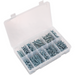 Sealey Self Tapping Screw Assortment 600pc Countersunk Pozi Zinc AB065STCP Sealey - Town Tools 