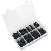 Sealey Self Tapping Screw Assortment 700pc Flanged Head AB066STBK