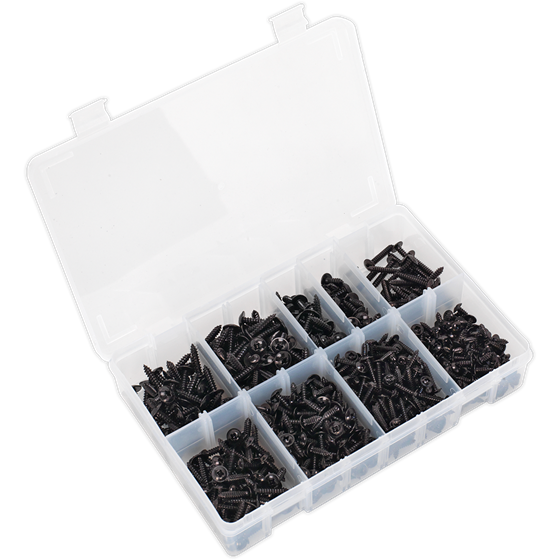 Sealey Self Tapping Screw Assortment 700pc Flanged Head AB066STBK Sealey - Town Tools 