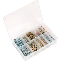 Sealey Brake Pipe Nut Assortment 200pc Metric & Imperial AB068BPN