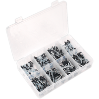 Sealey Rivet Assortment 200pc Black Anodised AB074BR