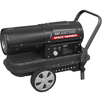 Sealey Space Warmerï Paraffin/Kerosene/Diesel Heater 70000Btu/hr with Wheels