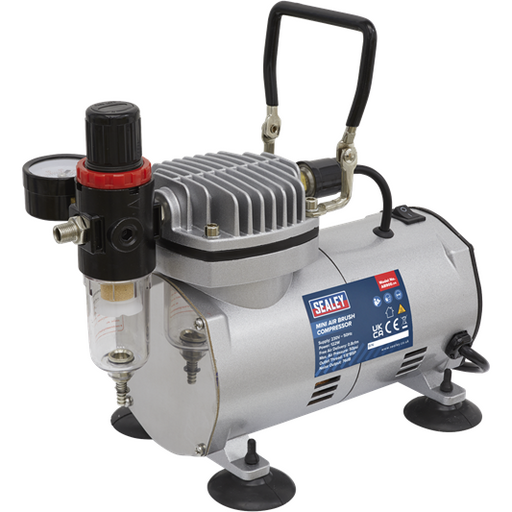 Sealey Mini Air Brush Compressor AB900 Sealey - Town Tools 