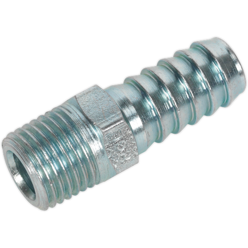 Sealey Screwed Tailpiece Male 1/4"BSPT 3/8" Hose Pack of 5 AC09 Sealey - Town Tools 