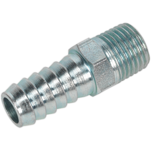 Sealey Screwed Tailpiece Male 1/4"BSPT 3/8" Hose Pack of 5 AC09 Sealey - Town Tools 