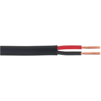 Sealey Automotive Cable Thick Wall Flat Twin 2 x 1mm 14/0.30mm 30m Black