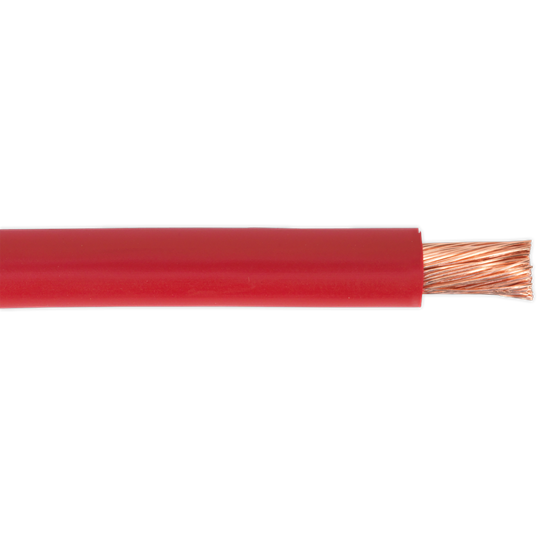 Sealey Automotive Starter Cable 196/0.40mm 25mm 170A 10m Red AC25SQRE