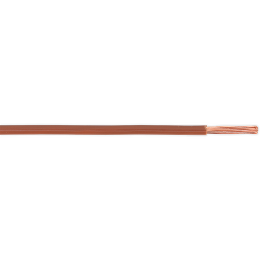 Sealey Automotive Cable Thin Wall Single 2mm 28/0.30mm 50m Brown AC2830BN Sealey - Town Tools 