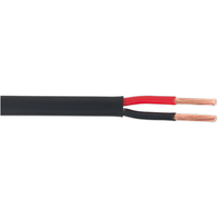 Sealey Automotive Cable Thin Wall Flat Twin 2 x 2mm 28/0.30mm 30m Black