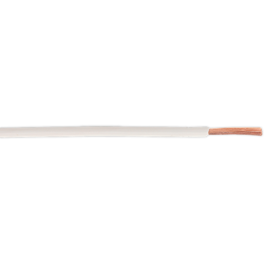 Sealey Automotive Cable Thin Wall Single 2mm 28/0.30mm 50m White AC2830WH Sealey - Town Tools 