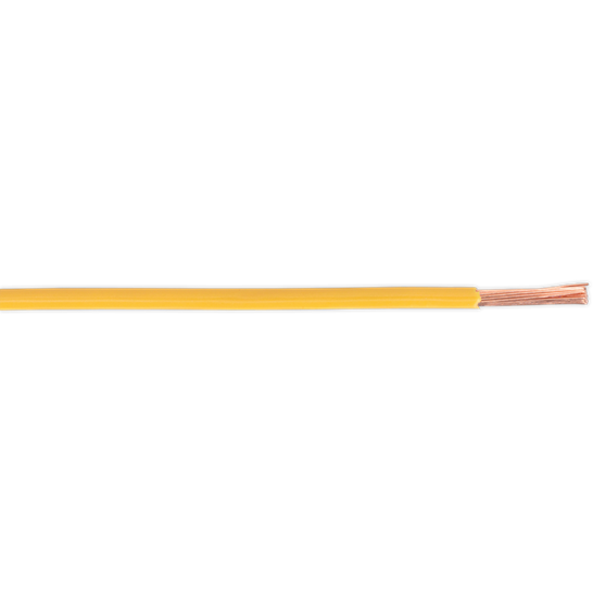 Sealey Automotive Cable Thin Wall Single 2mm 28/0.30mm 50m Yellow AC2830YE Sealey - Town Tools 