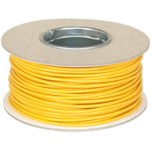 Sealey Automotive Cable Thin Wall Single 2mm 28/0.30mm 50m Yellow AC2830YE Sealey - Town Tools 