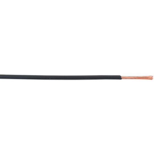 Sealey Automotive Cable Thin Wall Single 1mm 32/0.20mm 50m Black AC3220BK Sealey - Town Tools 