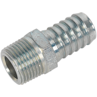 Sealey Screwed Tailpiece Male 3/8"BSPT 1/2" Hose Pack of 5 AC42