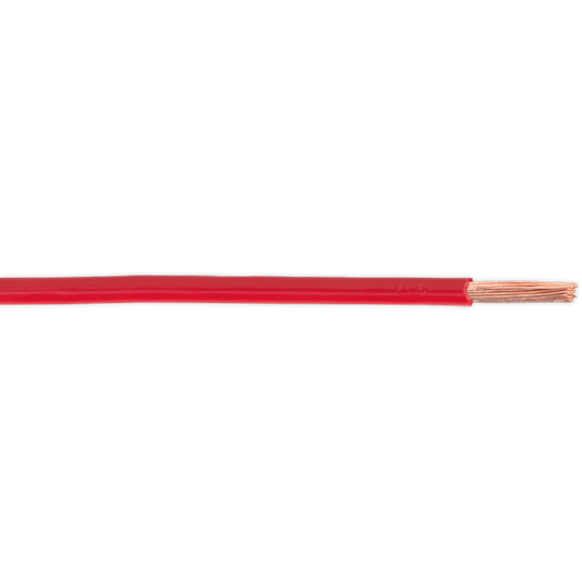 Sealey Automotive Cable Thin Wall Single 3mm 44/0.30mm 30m Red AC4430RE Sealey - Town Tools 