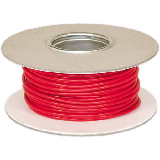 Sealey Automotive Cable Thin Wall Single 3mm 44/0.30mm 30m Red AC4430RE Sealey - Town Tools 