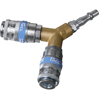 Sealey Twin Coupling Bodies Y-Adaptor AC87