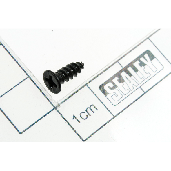 Sealey Csk head s/t screw m3.5 x 10 black