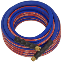 Sealey Air Hose 10m x8mm with 1/4"BSP Unions Extra-Heavy-Duty AH10R
