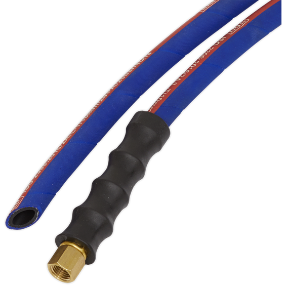 Sealey Air Hose 10m x8mm with 1/4"BSP Unions Extra-Heavy-Duty AH10R Sealey - Town Tools 