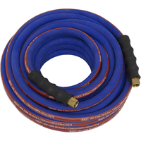 Sealey Air Hose 15m x8mm with 1/4"BSP Unions Extra-Heavy-Duty AH15R