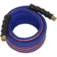 Sealey Air Hose 5m x8mm with 1/4"BSP Unions Extra-Heavy-Duty AH5R