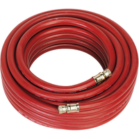 Sealey Air Hose 15m x10mm with 1/4"BSP Unions AHC1538