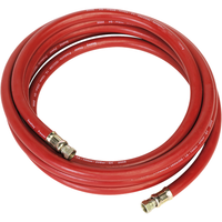 Sealey Air Hose 5m x10mm with 1/4"BSP Unions AHC538