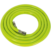 Sealey Air Hose High-Visibility 5m x8mm with 1/4"BSP Unions AHFC5