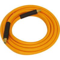 Sealey Air Hose 10m x8mm Hybrid High-Visibility with 1/4"BSP Unions AHHC10