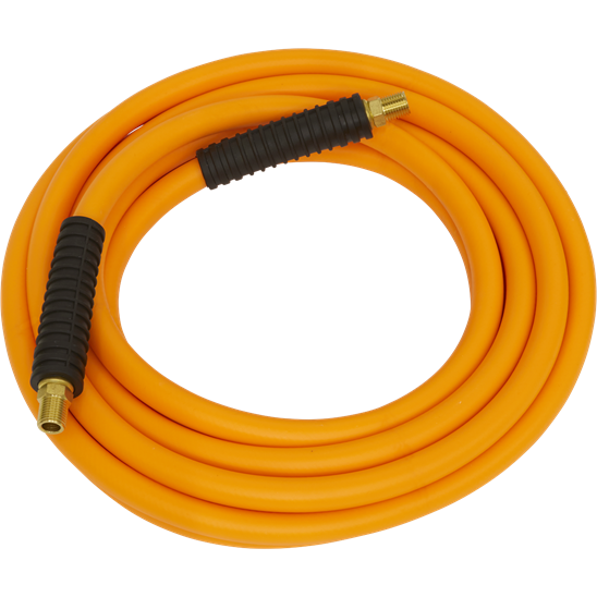 Sealey Air Hose 10m x8mm Hybrid High-Visibility with 1/4"BSP Unions AHHC10 Sealey - Town Tools 